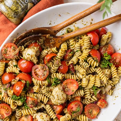 Summer Pesto Pasta Salad