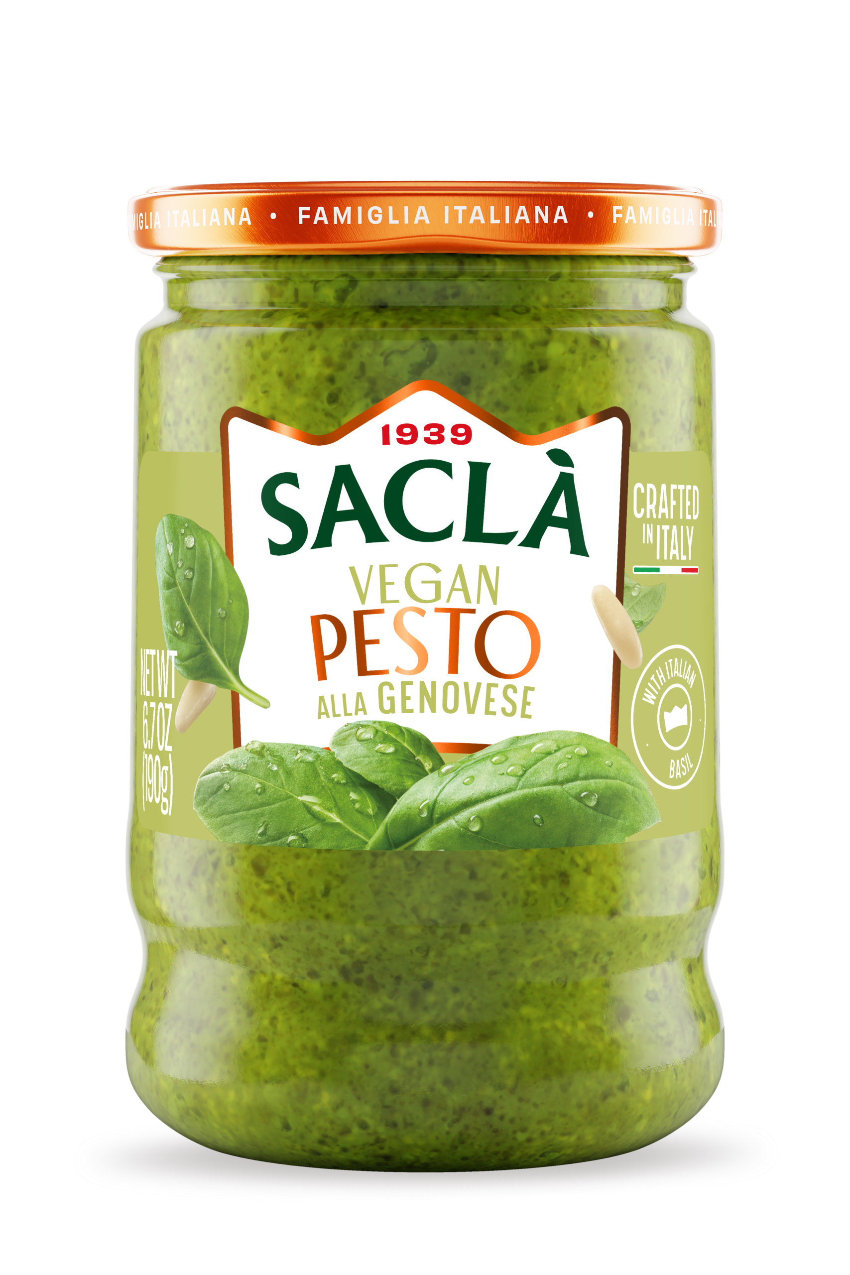 VEGAN Basil Pesto — 6.7 oz | 190g