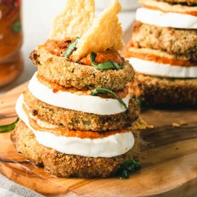 Red Chili Pesto Stacks